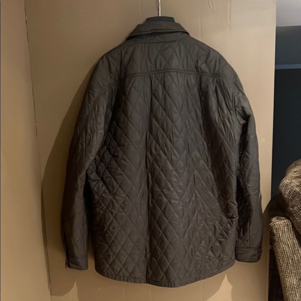 Weatherproof Vintage Men’s Lightweight Quilted Jacket Sz XL Tall in Olive NEW - Picture 3 of 14